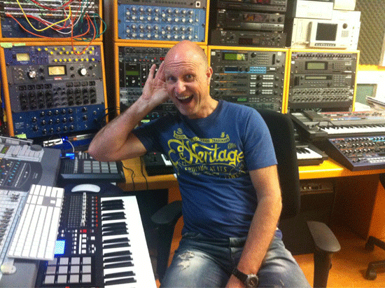 Ruud in his own Studio