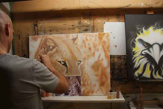 Leopard Airbrush